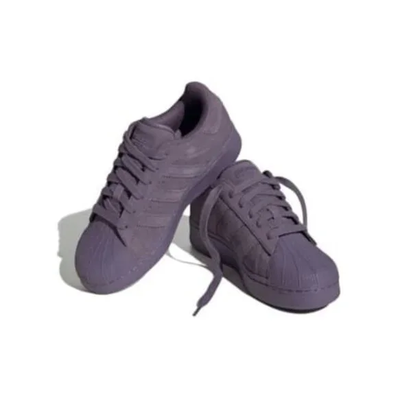 Adidas Superstar XLG Low Womens Shoes Purple IG2971 near new condition - Picture 6 of 11